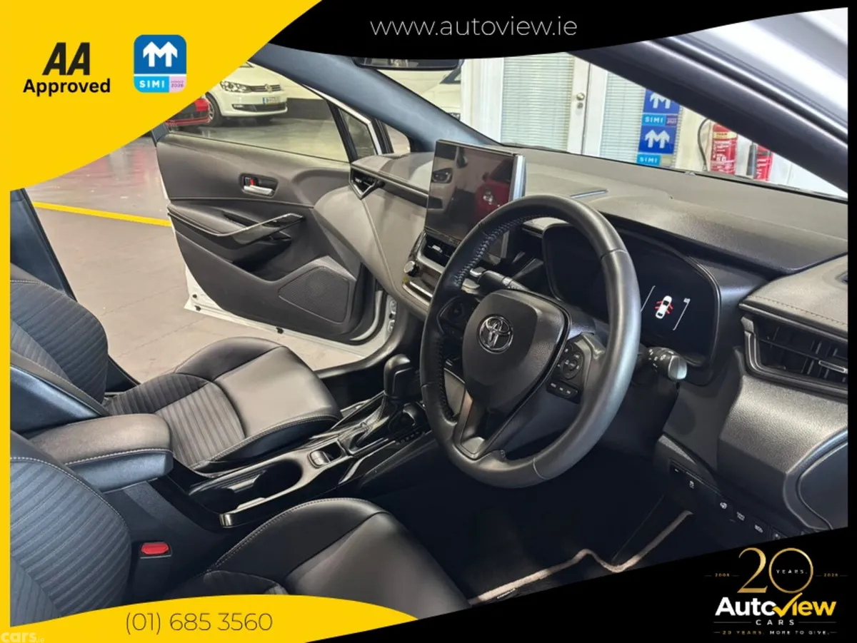 Toyota Corolla Saloon, Petrol Hybrid, 2023, White