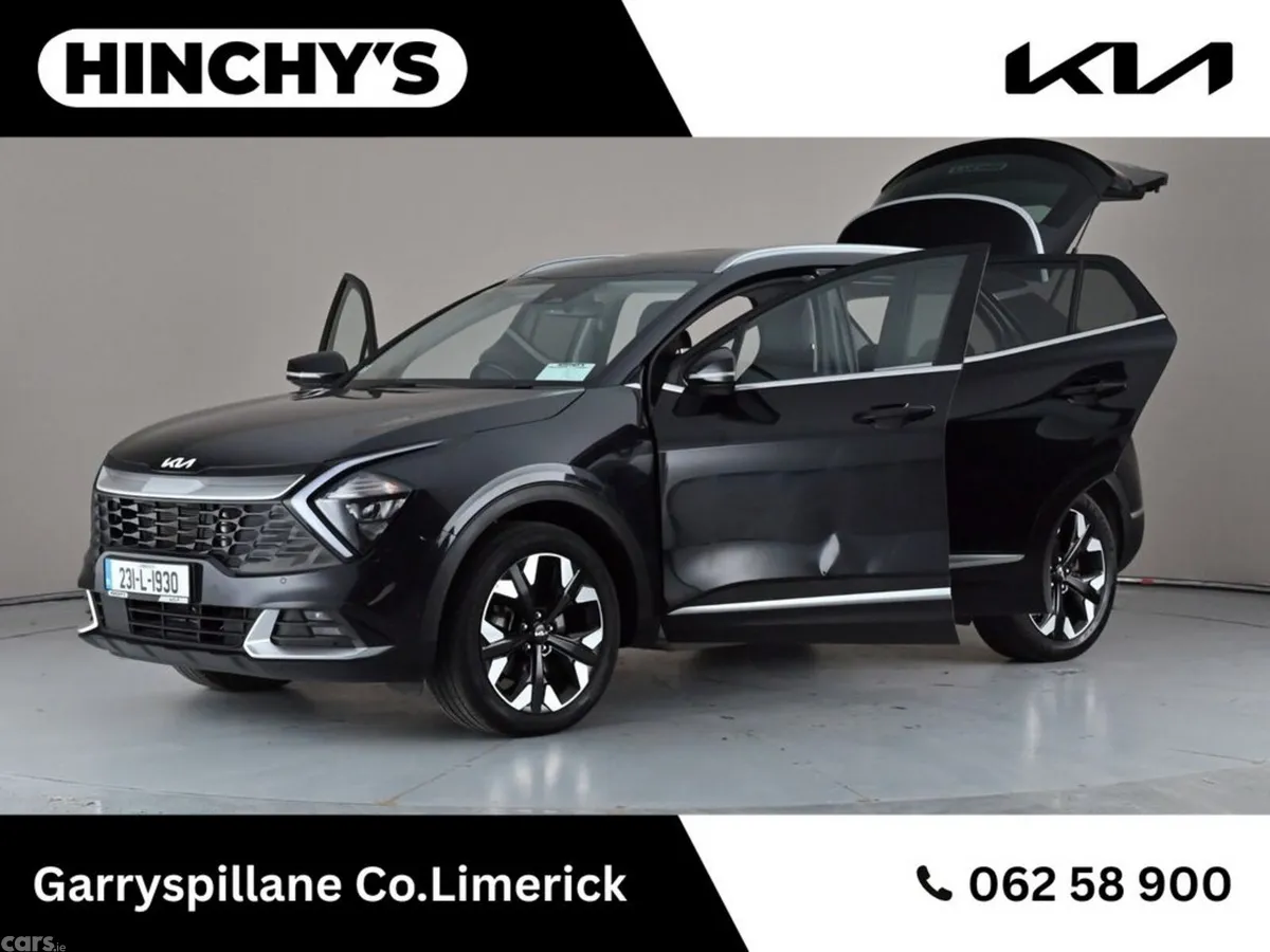 Kia Sportage SUV, Petrol Plug-in Hybrid, 2023, Black
