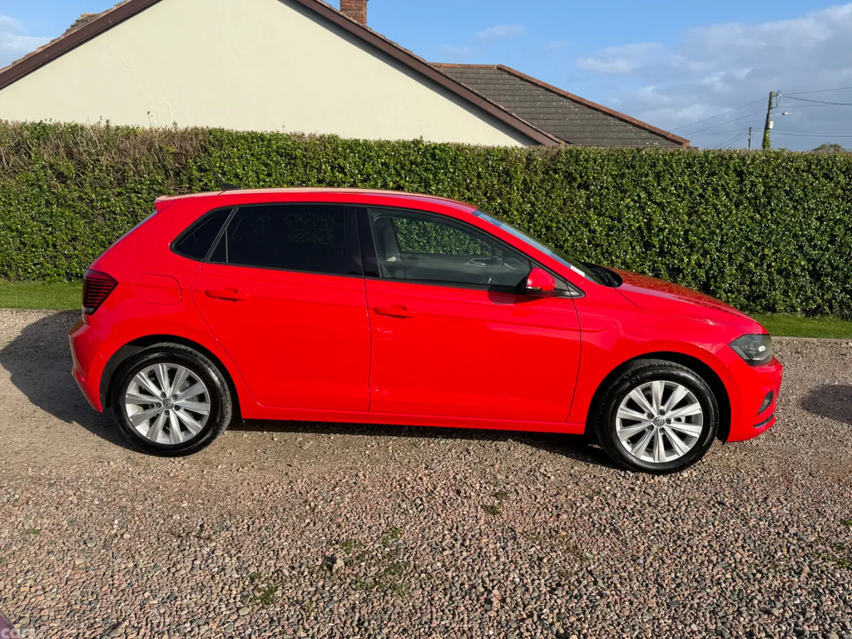 Volkswagen Polo Hatchback, Petrol, 2019, Red