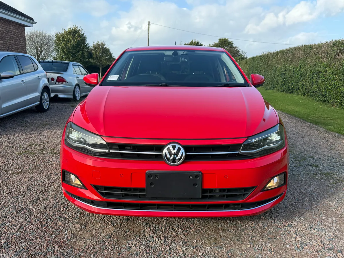 Volkswagen Polo Hatchback, Petrol, 2019, Red