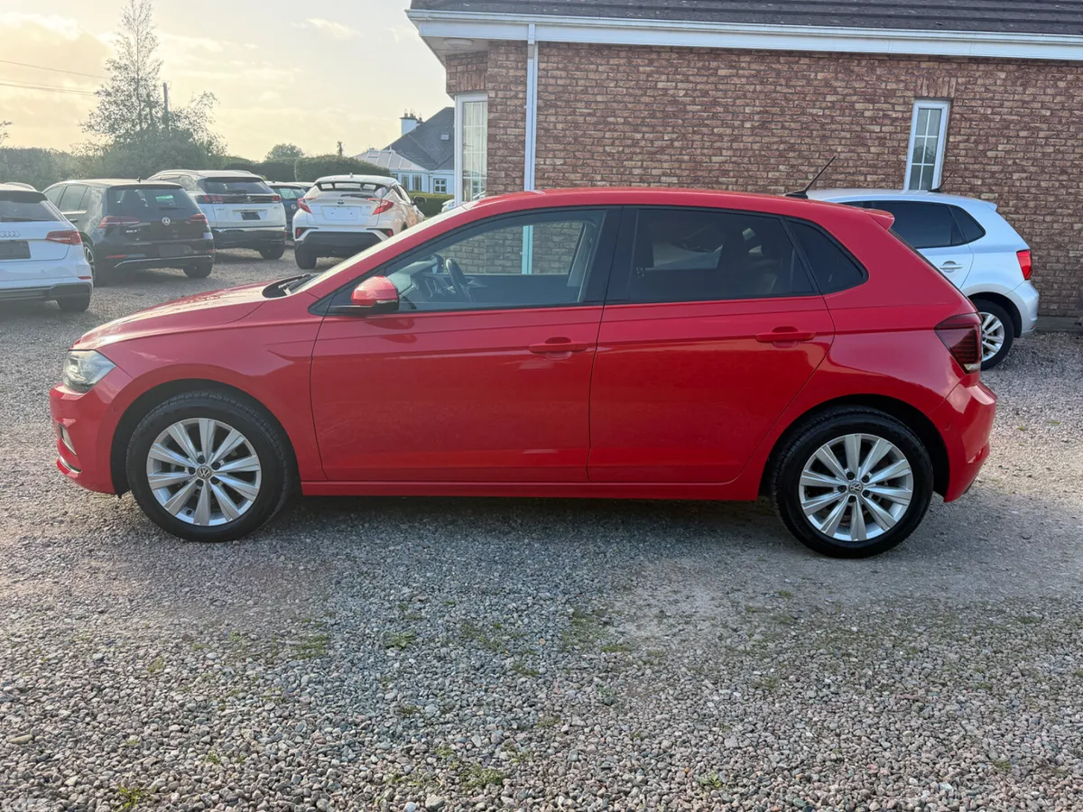 Volkswagen Polo Hatchback, Petrol, 2019, Red