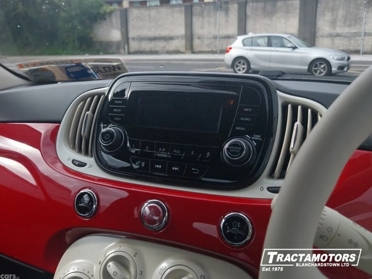 Fiat 500 Hatchback, Petrol, 2021, Red