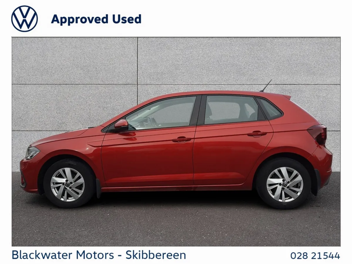 Volkswagen Polo Hatchback, Petrol, 2022, Red