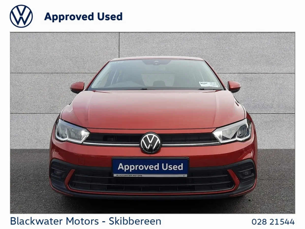 Volkswagen Polo Hatchback, Petrol, 2022, Red