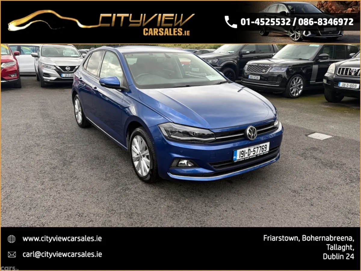 Volkswagen Polo Hatchback, Petrol, 2019, Blue