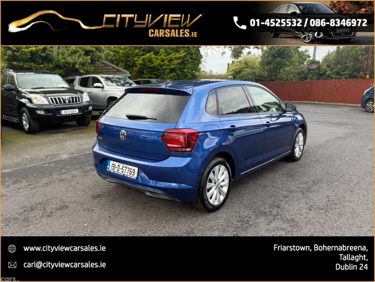 Volkswagen Polo Hatchback, Petrol, 2019, Blue