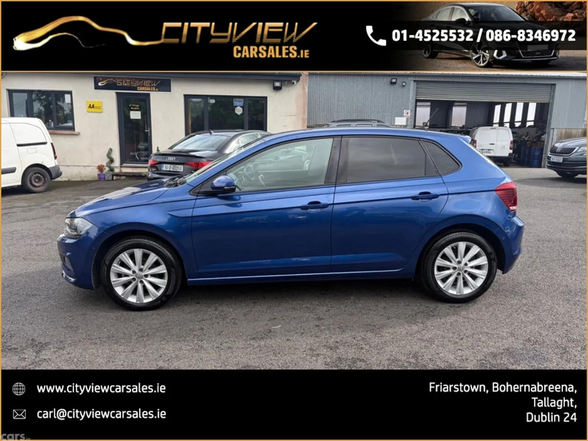 Volkswagen Polo Hatchback, Petrol, 2019, Blue