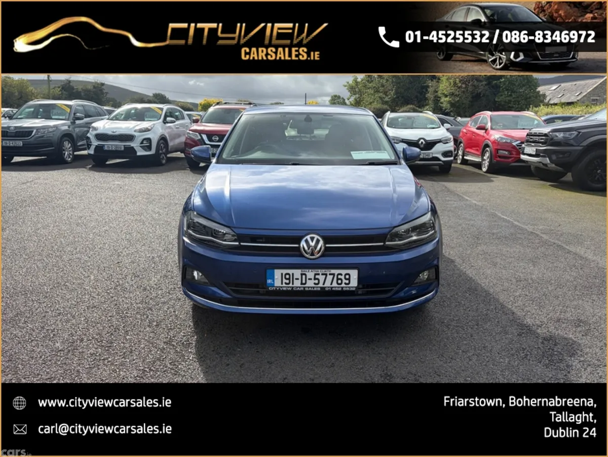 Volkswagen Polo Hatchback, Petrol, 2019, Blue