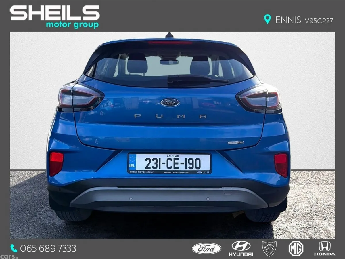 Ford Puma MPV, Petrol Hybrid, 2023, Blue