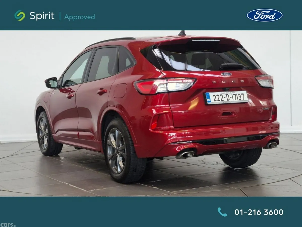 Ford Kuga SUV, Petrol Hybrid, 2022, Red