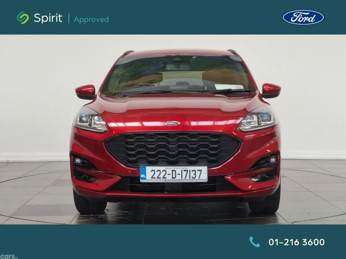 Ford Kuga SUV, Petrol Hybrid, 2022, Red