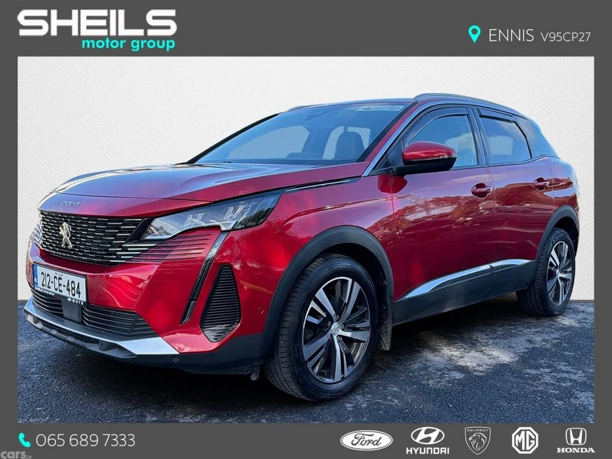 Peugeot 3008 MPV, Petrol, 2021, Red