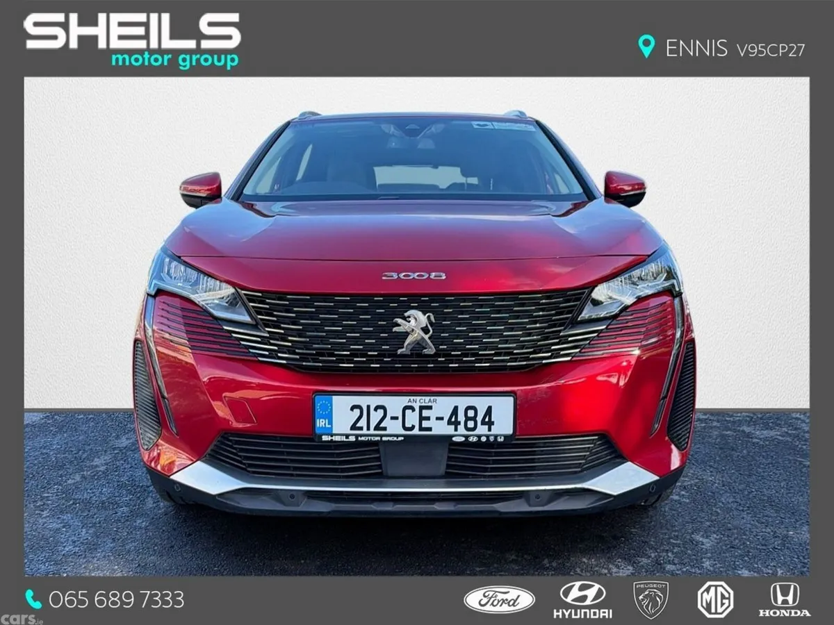 Peugeot 3008 MPV, Petrol, 2021, Red