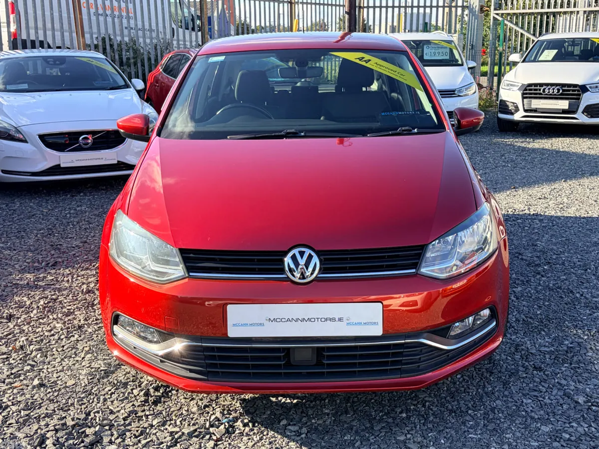 Volkswagen Polo Hatchback, Petrol, 2016, Red