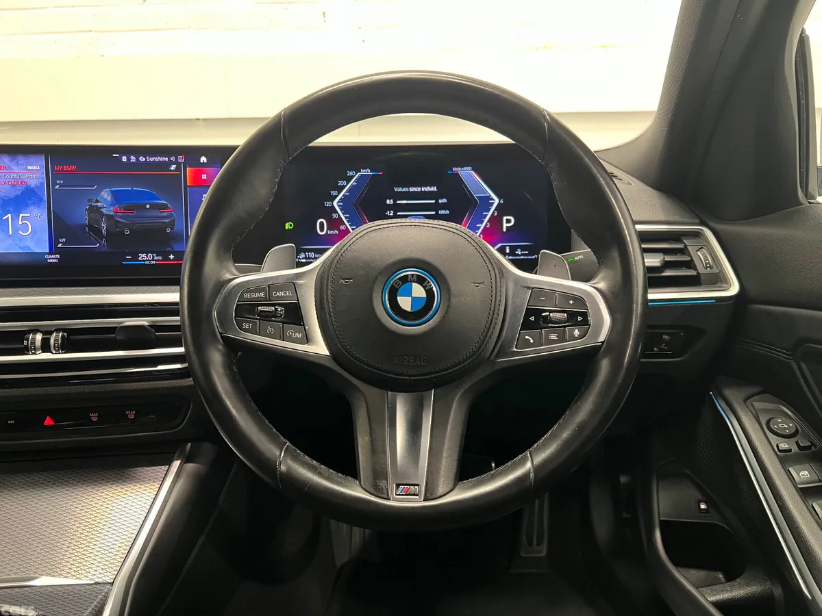 BMW 3-Series Saloon, Petrol Hybrid, 2023, Black