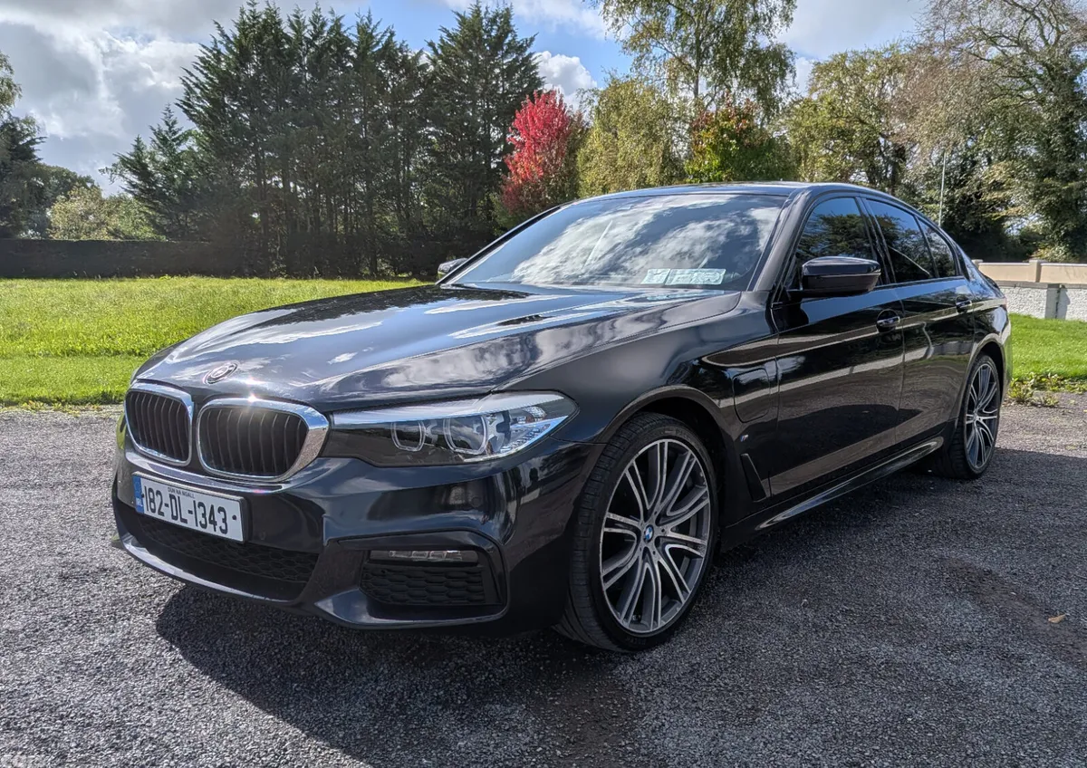 BMW 5-Series Saloon, Petrol Plug-in Hybrid, 2018, Black