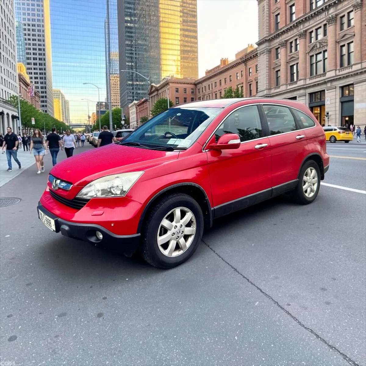 Honda CR-V SUV, Petrol, 2009, Red