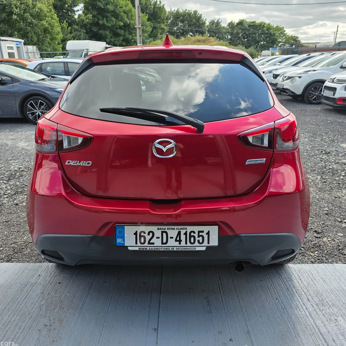 Mazda Demio Hatchback, Petrol, 2016, Red