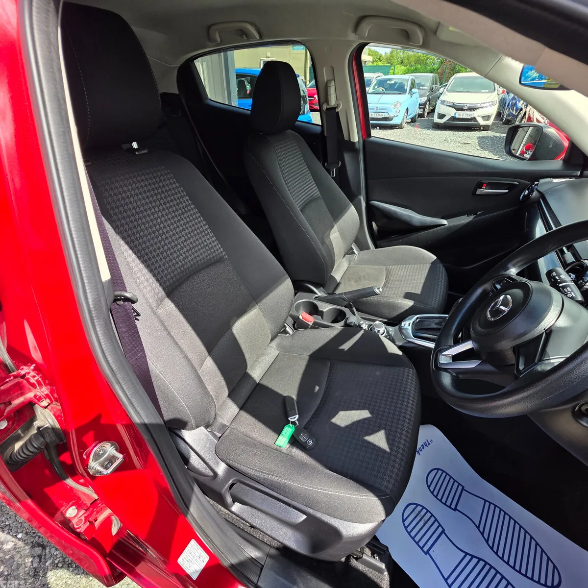 Mazda Demio Hatchback, Petrol, 2016, Red