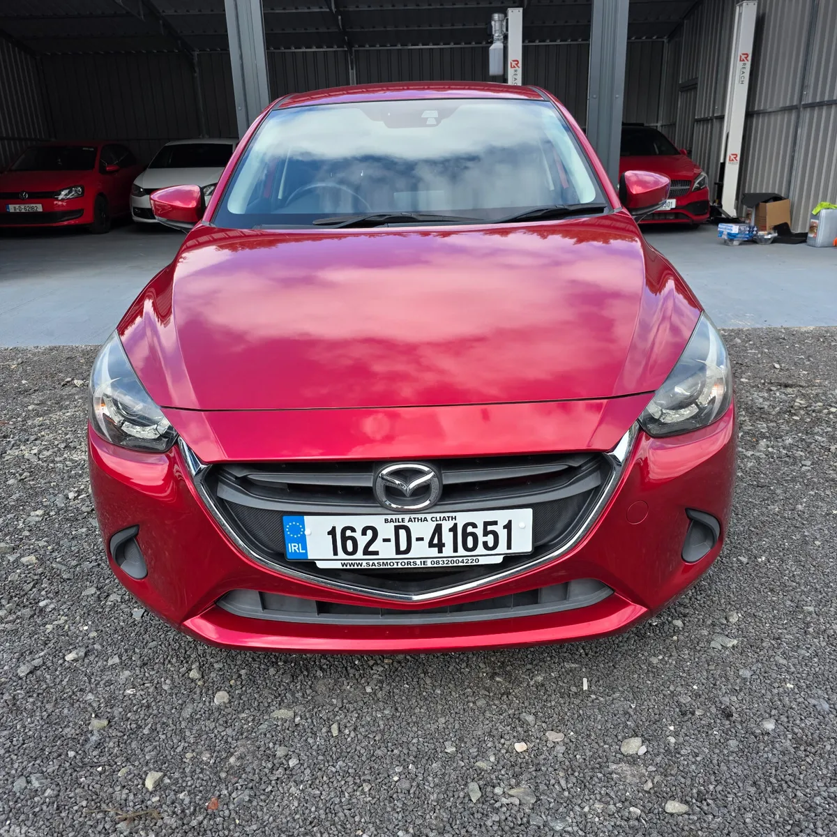 Mazda Demio Hatchback, Petrol, 2016, Red