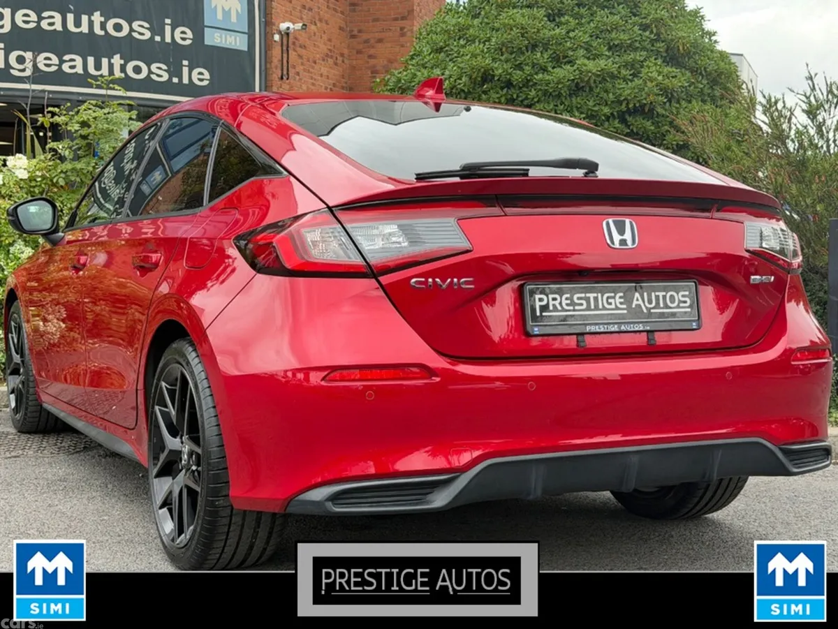Honda Civic Hatchback, Petrol Hybrid, 2022, Red