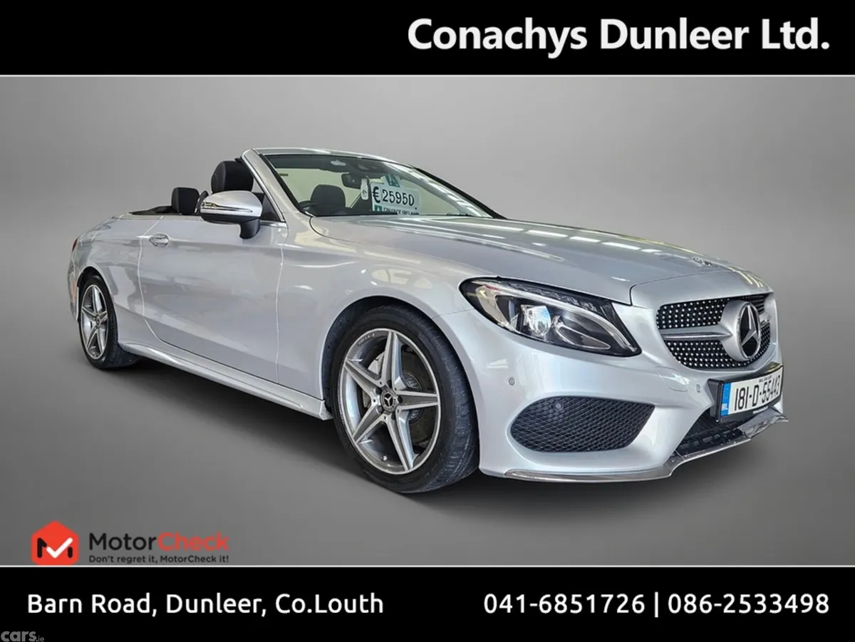 Mercedes-Benz C-Class Convertible, Diesel, 2018, Silver