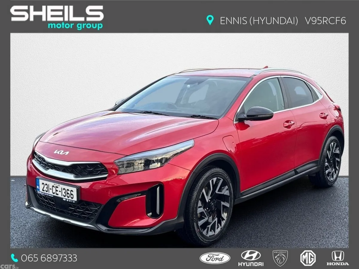 Kia XCeed Hatchback, Petrol Plug-in Hybrid, 2023, Red