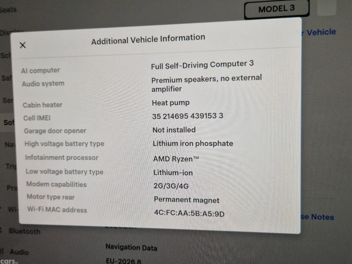 Tesla Model 3 Saloon, Electric, 2022, White