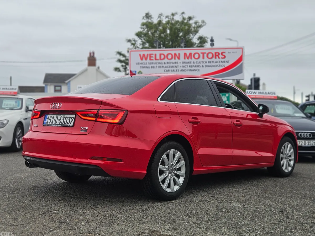Audi A3 Saloon, Petrol, 2015, Red