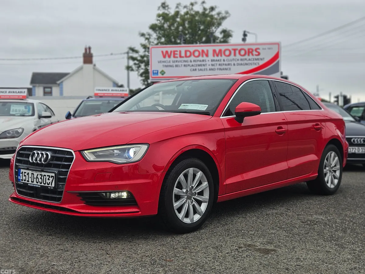 Audi A3 Saloon, Petrol, 2015, Red
