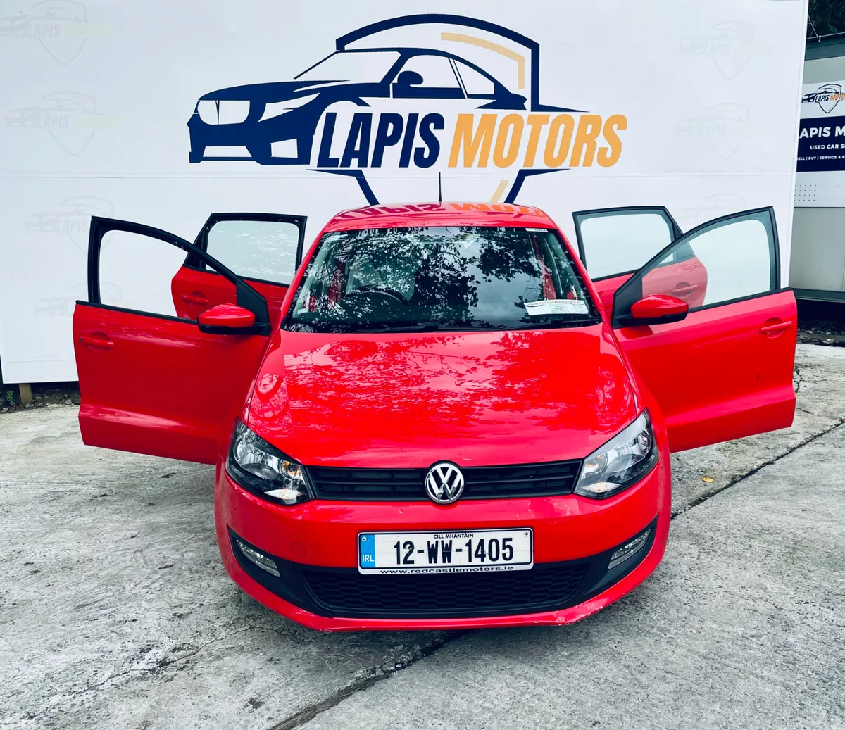 Volkswagen Polo Hatchback, Petrol, 2012, Red