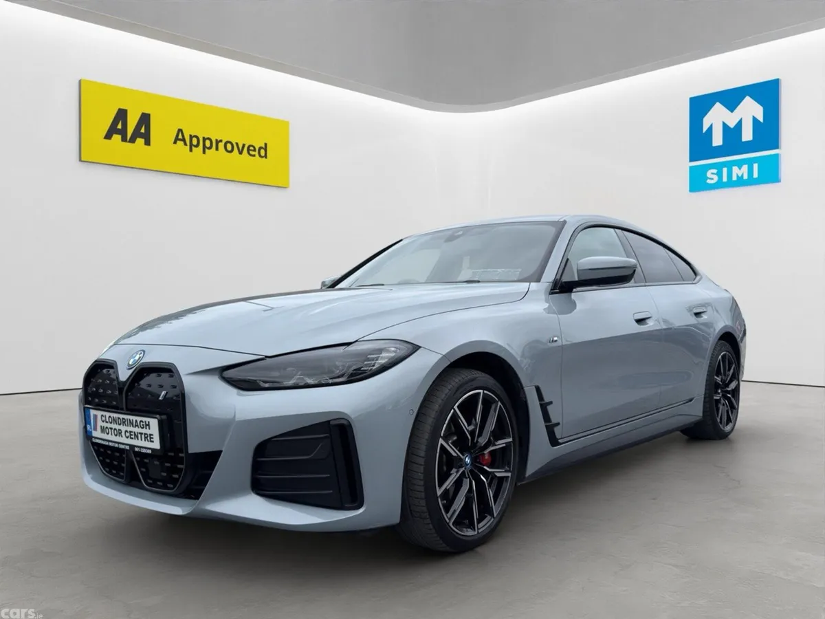 BMW i4 Hatchback, Electric, 2022, Grey
