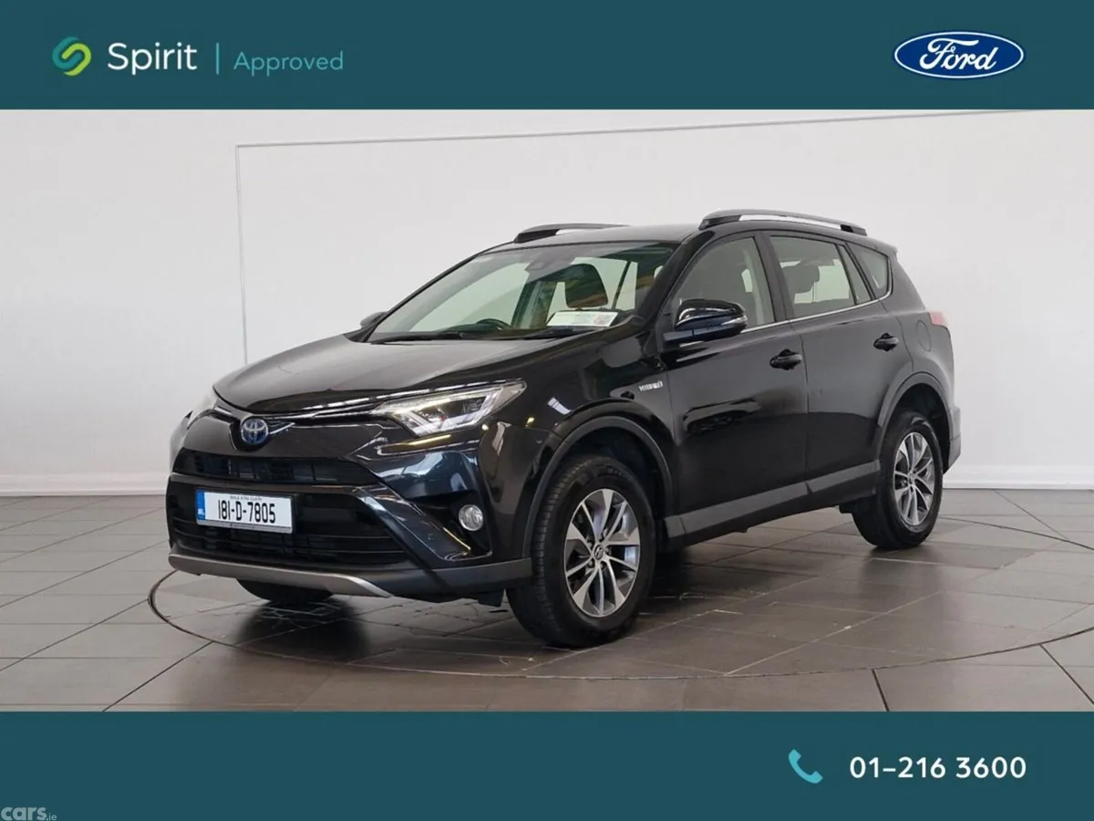 Toyota RAV4 SUV, Petrol Hybrid, 2018, Black