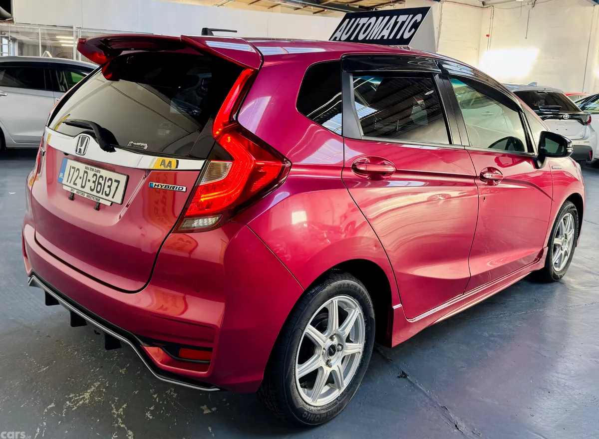 Honda Fit Hatchback, Petrol Hybrid, 2017, Red