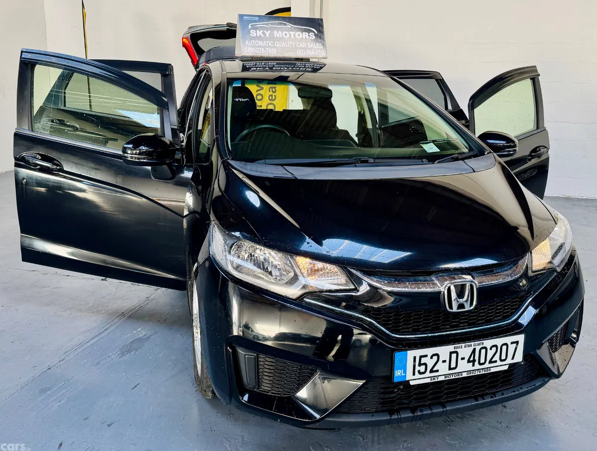 Honda Fit Hatchback, Petrol Hybrid, 2015, Black
