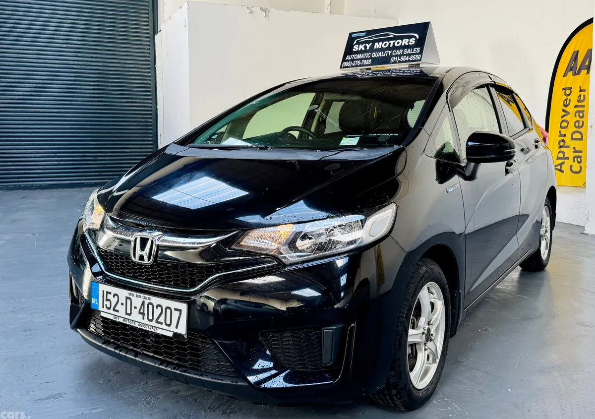 Honda Fit Hatchback, Petrol Hybrid, 2015, Black