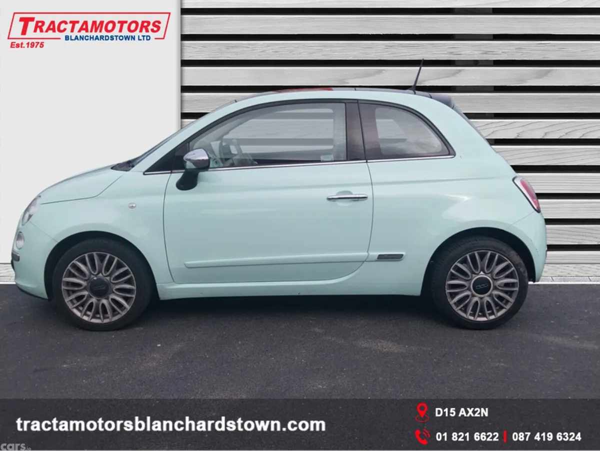 Fiat 500 Hatchback, Petrol, 2014, Green