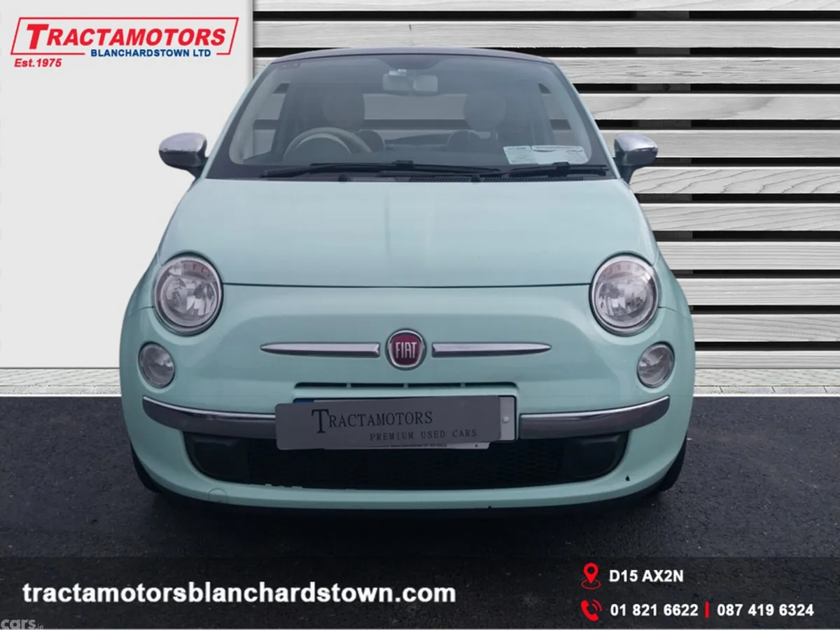 Fiat 500 Hatchback, Petrol, 2014, Green