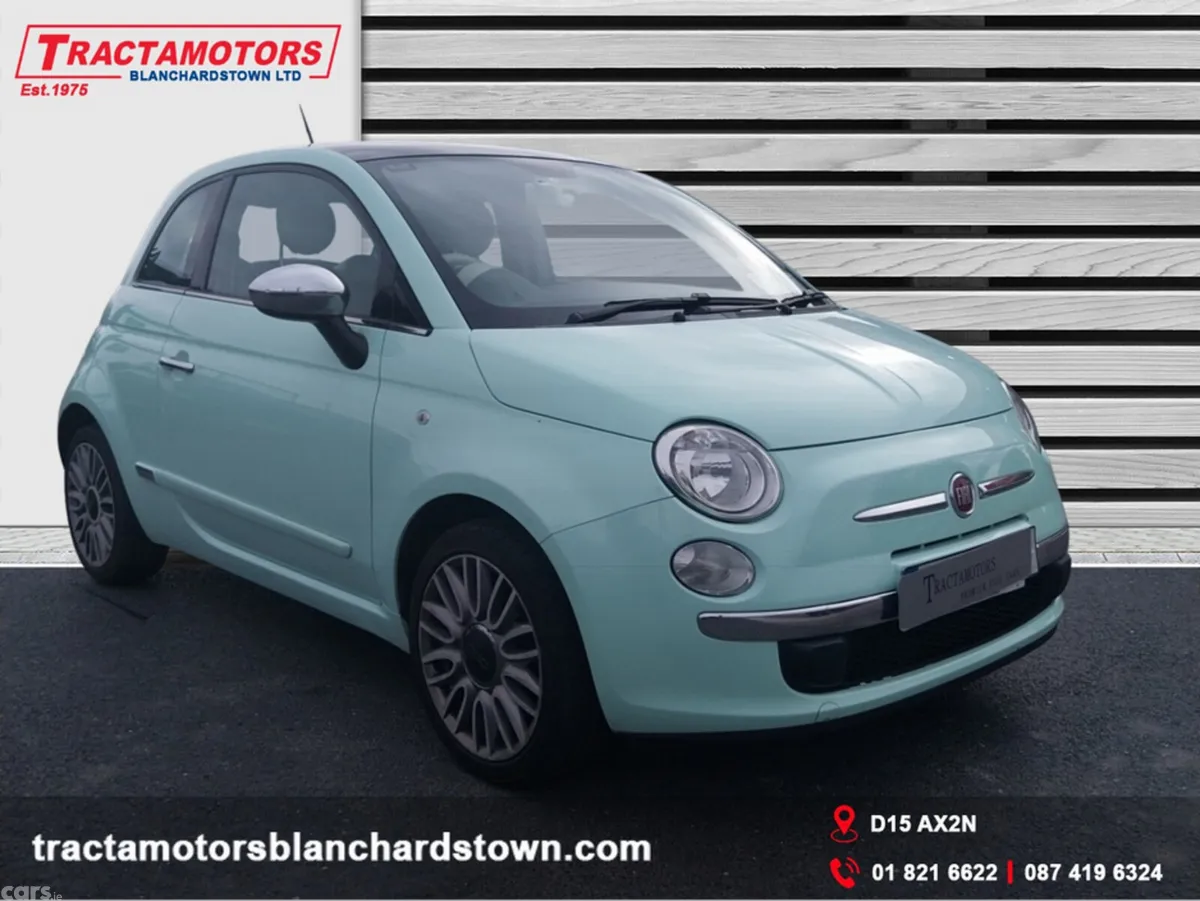 Fiat 500 Hatchback, Petrol, 2014, Green