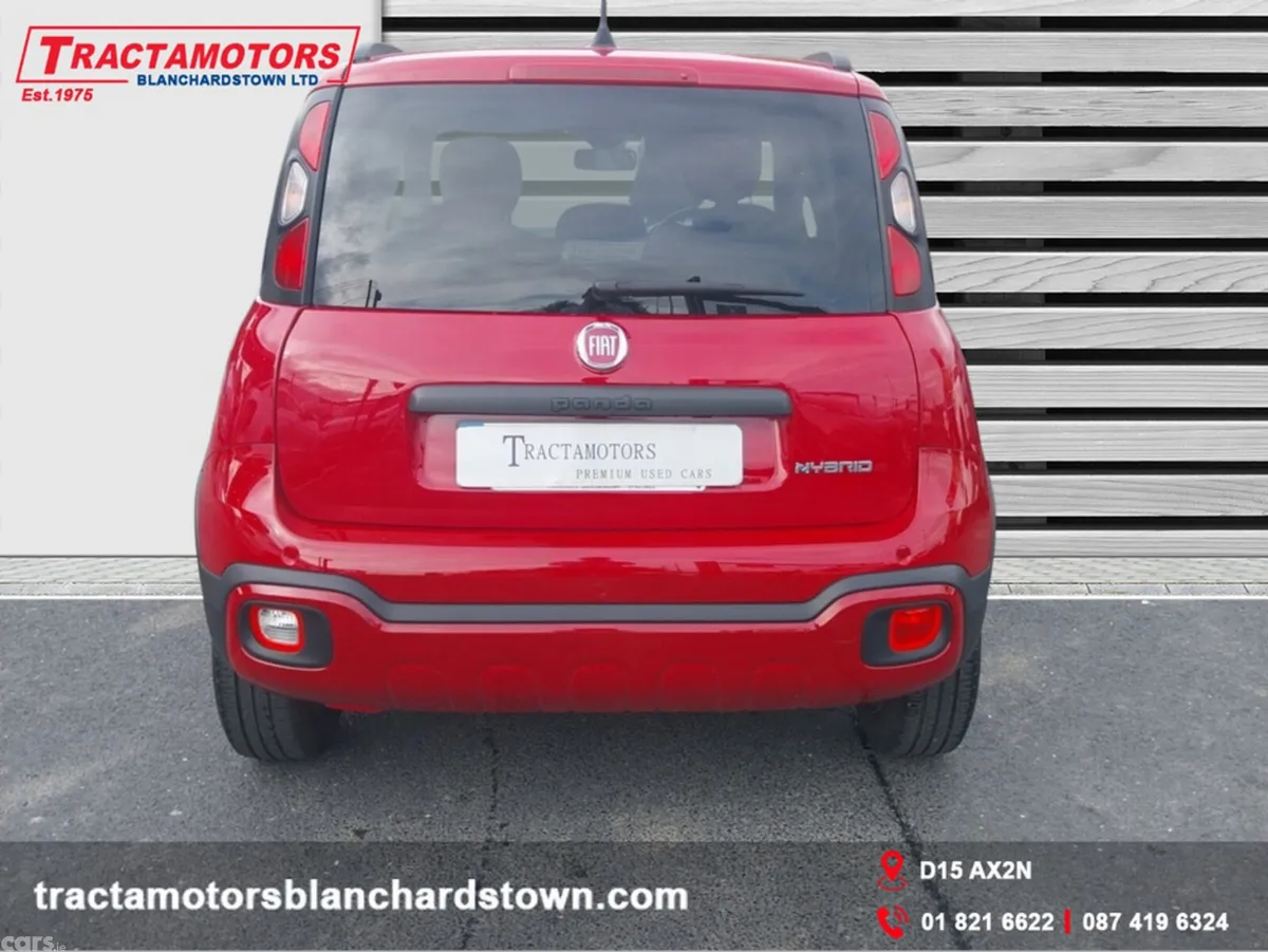 Fiat Panda Hatchback, Petrol Hybrid, 2025, Red