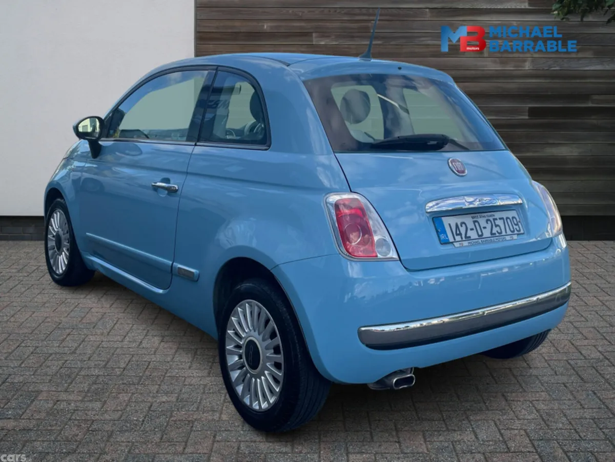 Fiat 500 Hatchback, Petrol, 2014, Blue