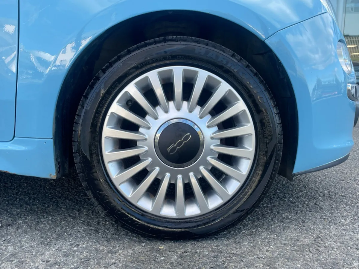 Fiat 500 Hatchback, Petrol, 2014, Blue