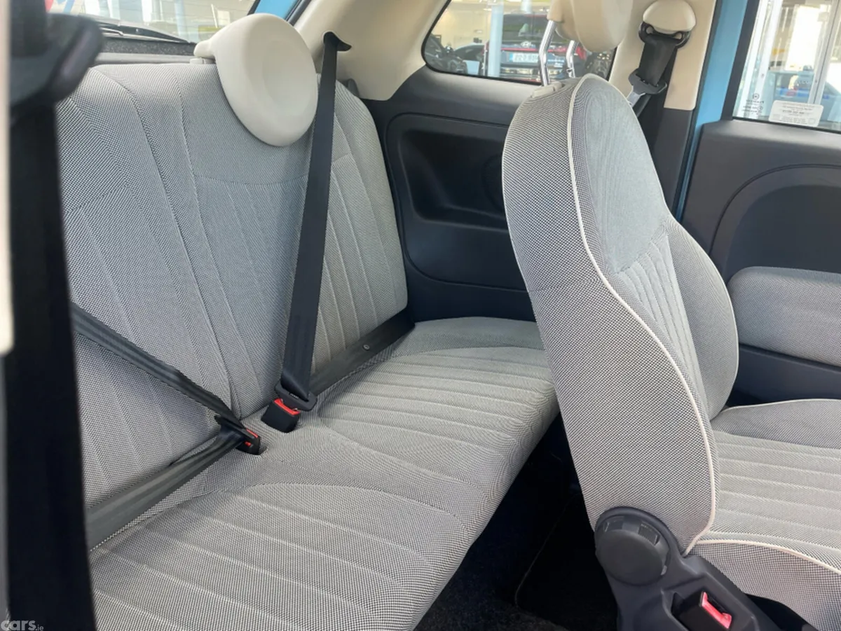 Fiat 500 Hatchback, Petrol, 2014, Blue