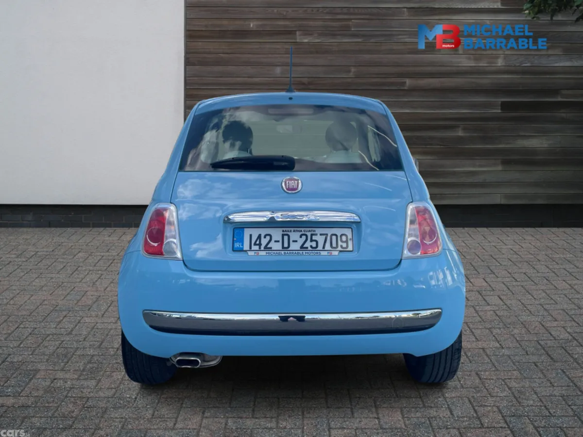 Fiat 500 Hatchback, Petrol, 2014, Blue