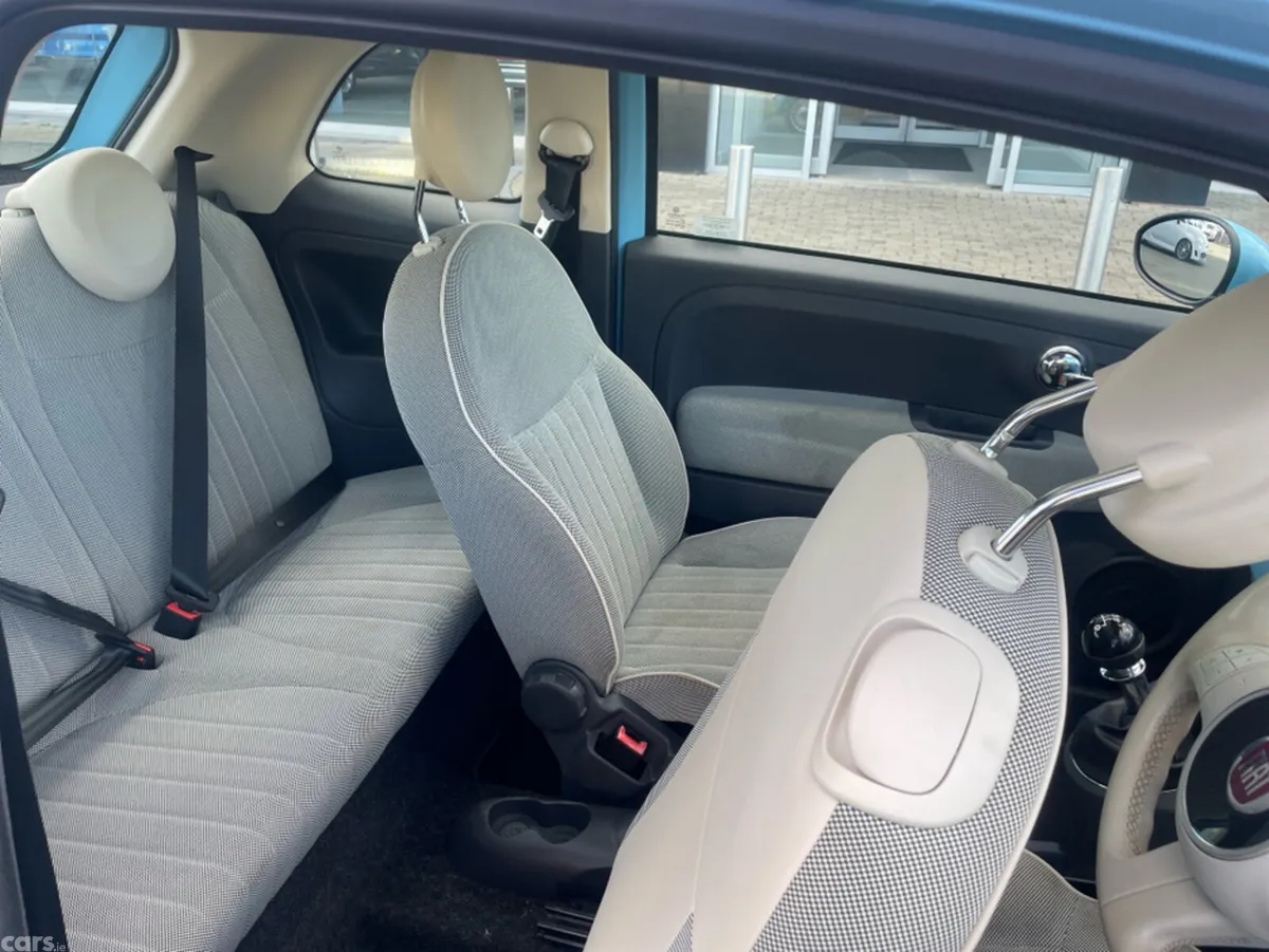 Fiat 500 Hatchback, Petrol, 2014, Blue