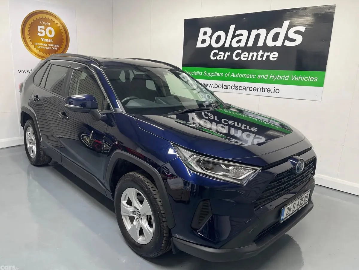 Toyota RAV4 SUV, Petrol Hybrid, 2021, Blue