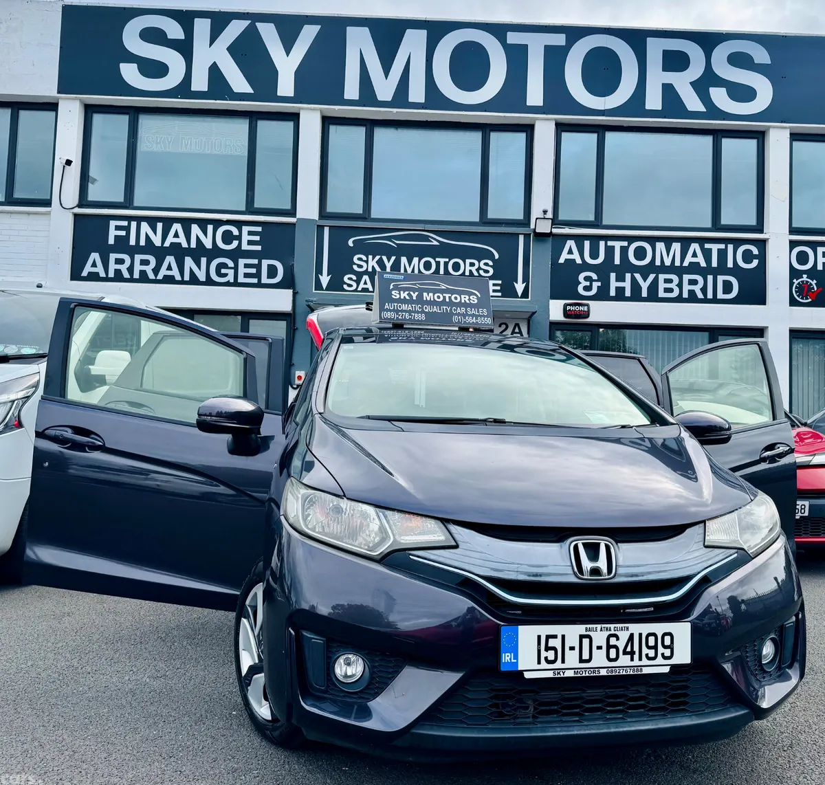 Honda Jazz Hatchback, Petrol Hybrid, 2015, Grey