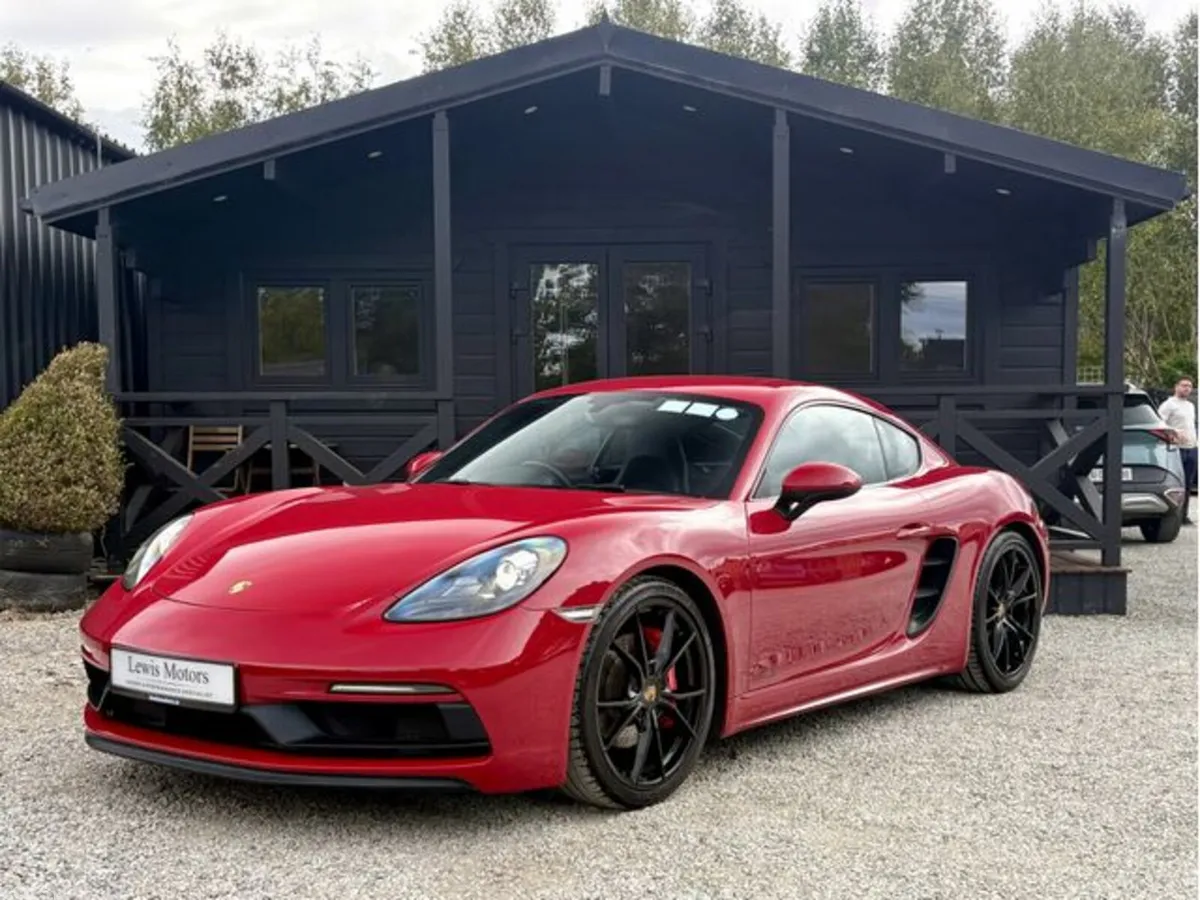Porsche Cayman Coupe, Petrol, 2021, Red
