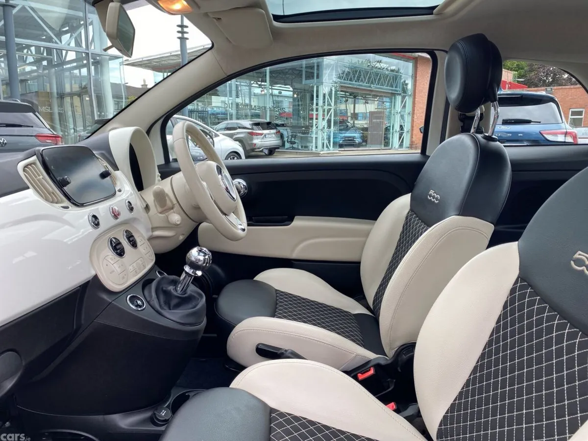Fiat 500 Hatchback, Petrol, 2021, White