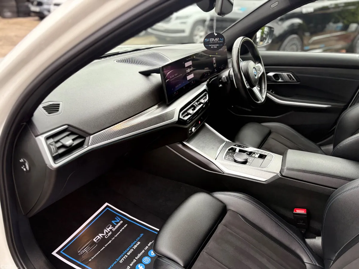 BMW 3-Series Saloon, Petrol Hybrid, 2023, White